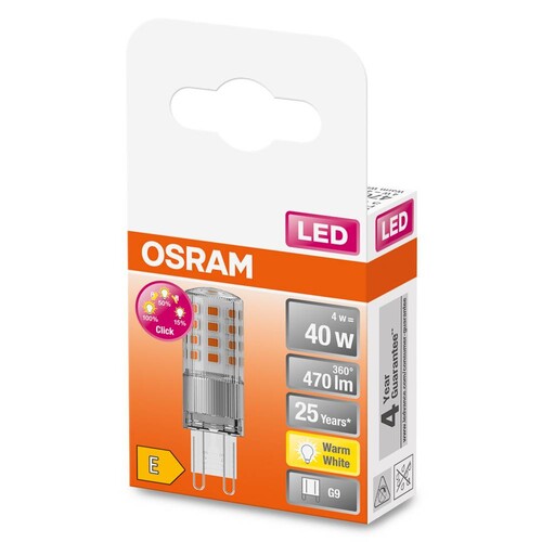 4058075432277 Osram LEDSPIN403XD 4W/827 230V G9 FS1 Produktbild Additional View 4 L