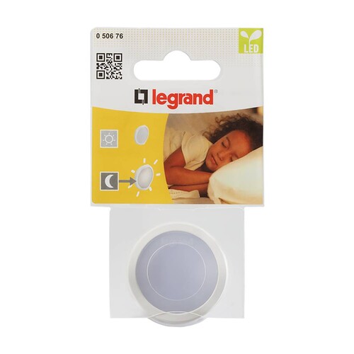 050676 Legrand Dimmbares Nachtlicht mit Helligkeitssensor LED 0,06W Farbe weiß Produktbild Additional View 2 L