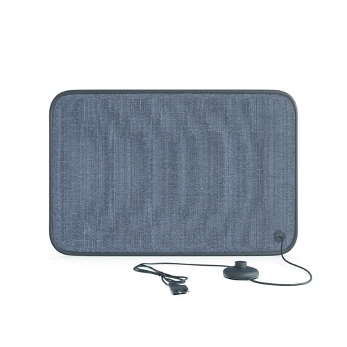 40853 Etherma Heizteppich mit Steckerleitung, grau, 60x40cm, 60W, 230V Produktbild Additional View 2 L