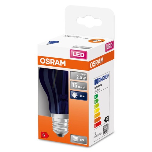 4058075434004 Osram LEDSCLA15 2,5W/190 230VBL E27 FS1 Produktbild Additional View 2 L