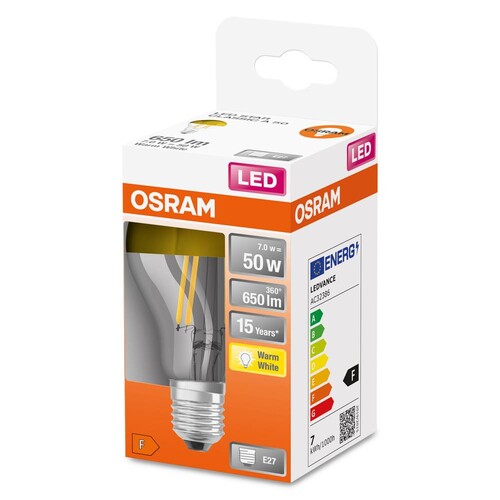 4058075435346 Osram LSCLA50MIR G 7W/827 230V FIL E27FS1 Produktbild Additional View 5 L