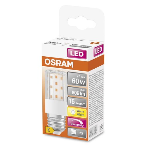 4058075607347 Osram LEDTSLIM60D 7,3W/827 230V E27 FS1 Produktbild Additional View 3 L