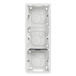 080283 Legrand Mosaic Aufputz Gehäuse 3X2 modulig vertikal Farbe: Ultraweiß Produktbild 1 S