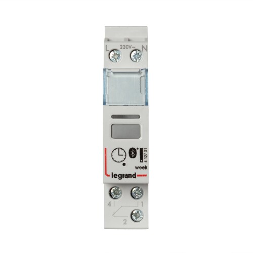 412731 Legrand AlphaRex3 D11 BLE 230VAC Wochenzeitschaltuhr 1 Kanal, ohne Displ Produktbild Additional View 1 L