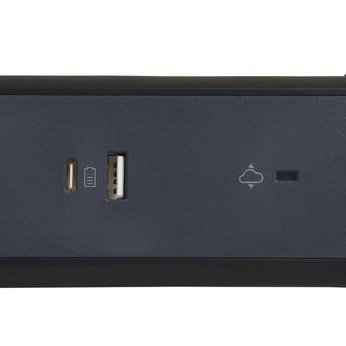 694512 Legrand Drehbare Steckdosenleiste 3x Steckdose, USB A+C, SPD, 1,5m Kabel Produktbild Additional View 1 L