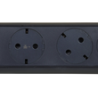 694528 Legrand Drehbare Steckdosenleiste 3x Steckdose, 1,5m Kabel Farbe: Schwarz Produktbild 1 S