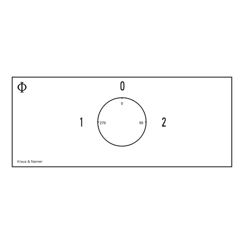 KA40B.T904.VE2 K&N 1-0-2 Umschalter 4pol Schnapp 40 A,20 kW,25mm² Produktbild Additional View 1 L