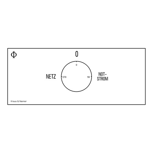 KA40B.T904.VE2.F437 K&N Netz-0-Notstrom Umschalter, 4p, Schnapp 40A, 20kW, 25mm² Produktbild Additional View 1 L