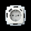 20 EUCB2USBAC-214 Busch USB-Steckdose Typ A/C,SCHUKO® Refelx SI alpinweiß Produktbild 2 S