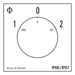 70006855 Kraus & Naimer CA25.A401.KS10 Wendeumschalter,3p,60°,AP-Geh.IP66/67 Produktbild Additional View 1 S