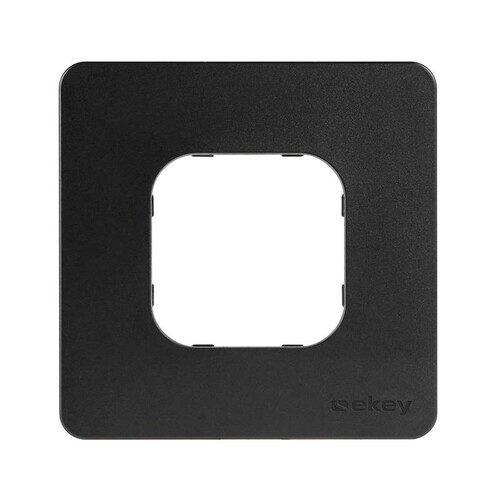 203103 Ekey ekey xLine cover 1 SC ekey xLine Rahmen 1-fach Schwarz Produktbild Additional View 1 L