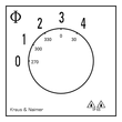 CA10.A242.PFL1 Kraus & Naimer Stufenschalter 0-4, 1-polig, 0-> 4, Kun Produktbild 1 S