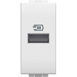 N4191A Bticino LivingLight USB- Ladesteckdose 1-modulig mit 1x USB-A in Produktbild 1 S