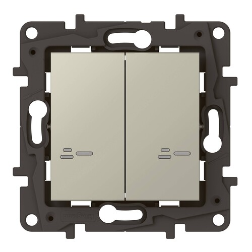 863932 Legrand Niloe Step with Netatmo Serienschalter 2 x 250W pro Kanal Farbe Produktbild Additional View 1 L