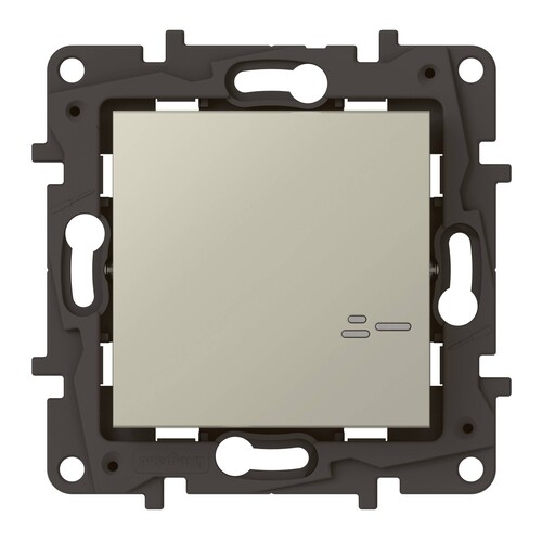 863953 Legrand Niloe Step with Netatmo Schalter/Dimmer, Farbe: Sand Produktbild Additional View 1 L