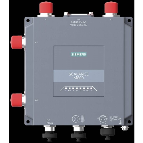 6GK58562EA103BA1 Siemens SCALANCE MUM856-1 (B1), 5G-Router, Ethernet & lt Produktbild Additional View 1 L