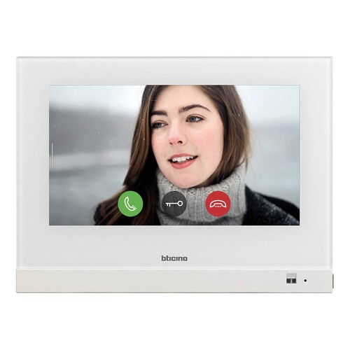 3488W Bticino MM-Touchscreen 7 Zoll Hausstation weiss Produktbild Additional View 3 L