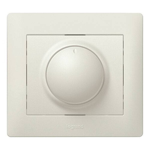 771568 LEGRAND ABDECKUNG F. DREH-DIMMER 400W PERLMUTT GALEA Produktbild Additional View 1 L