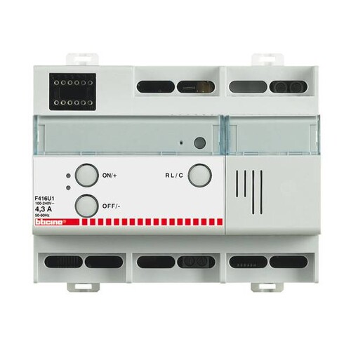 F416U1 BTICINO SCS UNIVERSAL-DIMMER 1000VA Produktbild Additional View 2 L