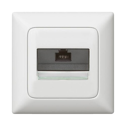 776275 Legrand Abdeckung Datendose RJ45 Creo Ultraweiß Produktbild Additional View 1 L