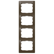 771208 Legrand Rahmen 4-fach Galea Dark Bronze Vertikal Produktbild Additional View 1 S