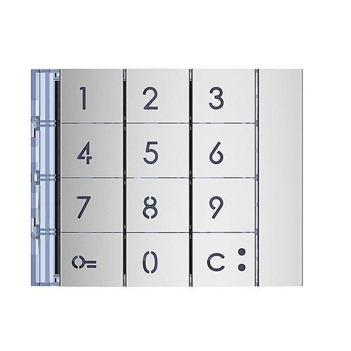 353001 Bticino Frontblende Codelock-/ Zehnertastatur Allmetal Produktbild Additional View 2 L
