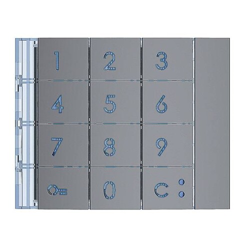 353003 Bticino Frontblende Codelock-/ Zehnertastatur Allstreet Produktbild Additional View 2 L