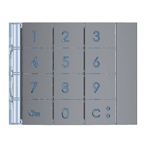 353003 Bticino Frontblende Codelock-/ Zehnertastatur Allstreet Produktbild Additional View 2 L