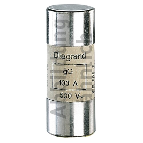 015350 Legrand Zylindersicherung 50A 22x58mm gG trägflink ohne Schlagbolzen Produktbild Additional View 2 L