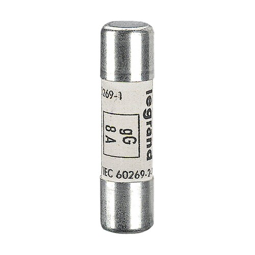 013308 LEGRAND Zyl.Sicherung GG 10x38/ 8A Produktbild Additional View 2 L