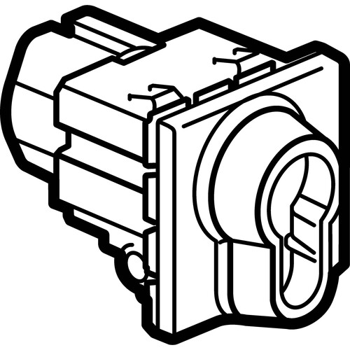 077074 LEGRAND MSC DIN Schlü. 2pol 2mod ws Produktbild Additional View 2 L