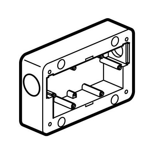 077892 LEGRAND SOLIROC AP-Gehäuse 2fach Produktbild Additional View 1 L