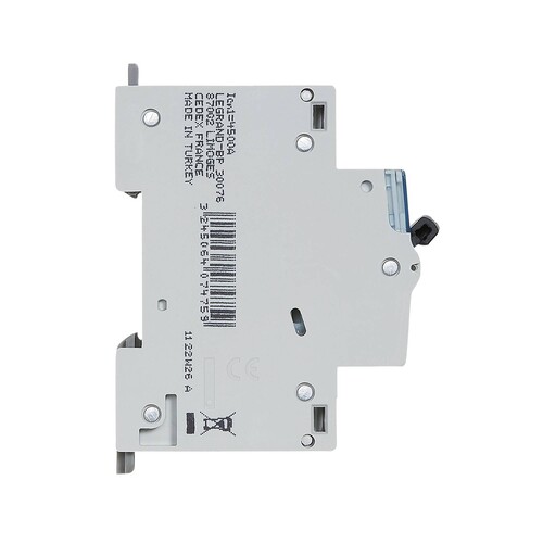 407475 Legrand DX3 LS B16A 1P+N 6KA 1M Leitungsschutzschalter Produktbild Additional View 3 L