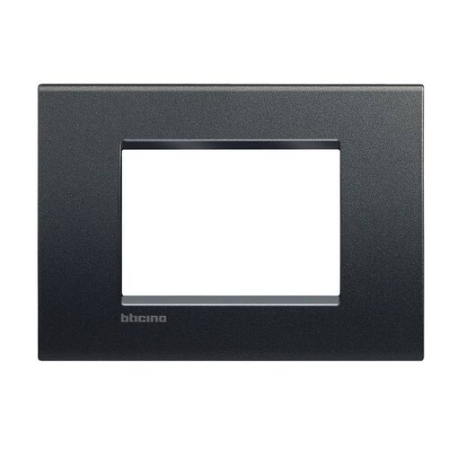 LNA4803AR Bticino Light Rahmen ANTHRAZIT 3-mod Produktbild Additional View 2 L