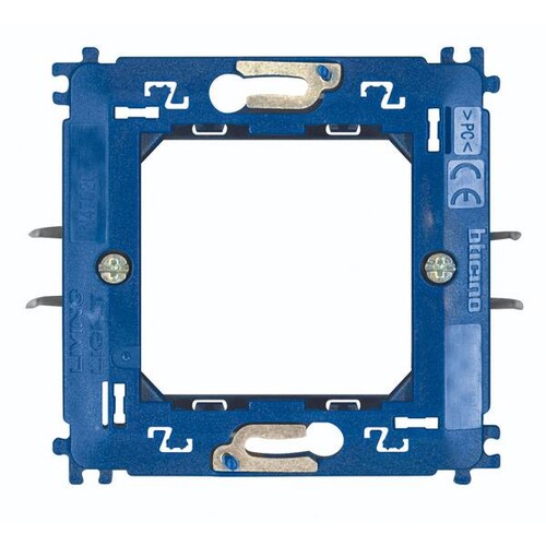 LN4702 Bticino Kunstst.-Tragr. Schraub. 2mod Produktbild Additional View 2 L