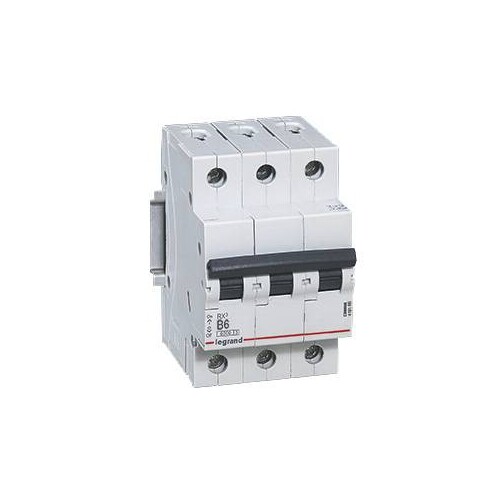 419166 Legrand Leitungsschutzschalter RX3 LS B6A 3P 6KA 1M Produktbild Additional View 1 L