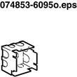 080011 Legrand MSC Einbaugehäuse 2mod Produktbild Additional View 1 S