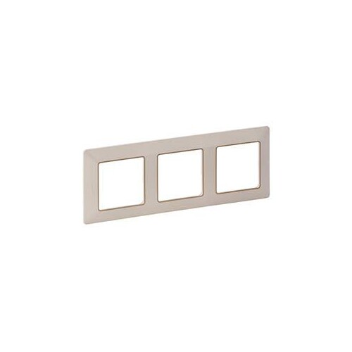 754063 Legrand Valena Life 3 fach Rahmen Farbe: Mandelweiß/Chrom Produktbild Additional View 1 L