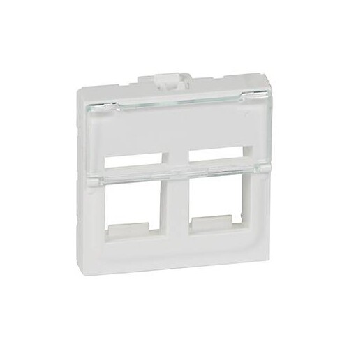 078610 Legrand Adapter Mosaic Keystone 2 fach weiß Produktbild Additional View 1 L