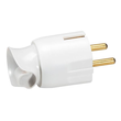 050172 Legrand Stecker 360° drehbare Einführung weiß Produktbild Additional View 1 S