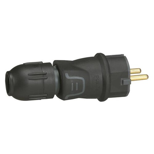 050340 Legrand Gummistecker 16A Farbe: Schwarz Produktbild Additional View 1 L