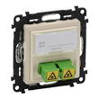 753230 Legrand Valena Life SC/APC Fibre Optic Farbe: Mandelweiß Produktbild 1 S