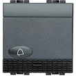 L4042M2N Bticino Taster Klingelsymbol 2M Anthrazit Produktbild 2 S