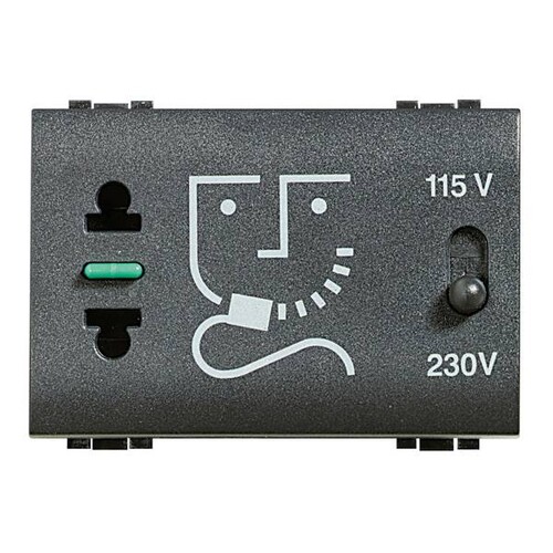 L4177 Bticino RASIERSTECKDOSE Produktbild Additional View 2 L
