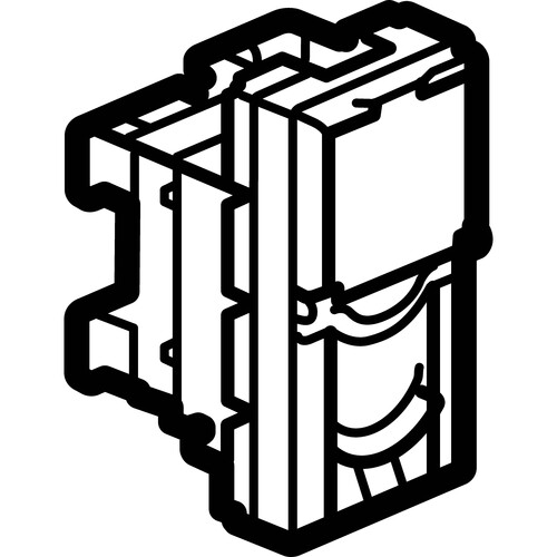 076551 LEGRAND MSC CAT5E UTP 1M (NFV. 078650) ungeschirmt, ws, werkzeuglos Produktbild Additional View 5 L