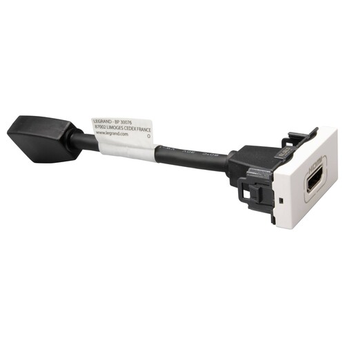 078778 Legrand MSC HDMI DOSE+KABEL 1M WEISS Produktbild Additional View 4 L