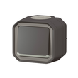 069721L Legrand Plexo Wechselschalter Kontroll FRAP IP55 anthrazit 10AX Produktbild 4 S