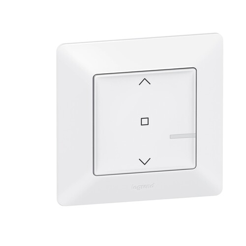 752191 Legrand Valena Life Netatmo Wandsender Rolladen ultraweiss Produktbild Additional View 3 L