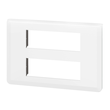 078836L Legrand Mosaic Rahmen 2x6 modulig, horizontal Farbe: Ultraweiß Produktbild Additional View 2 S