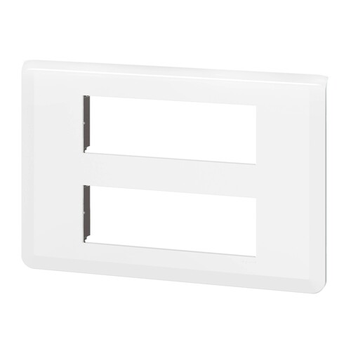 078836L Legrand Mosaic Rahmen 2x6 modulig, horizontal Farbe: Ultraweiß Produktbild Additional View 2 L